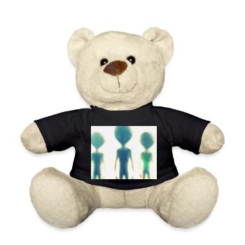 Aliens - Teddy Bear - black - Front