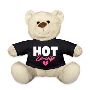 Hot Ex-Wife Divorce Women Divorcee - Teddy Bear - black - Front
