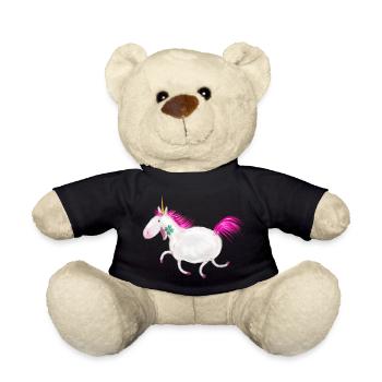 Unicorn - Teddy - Schwarz - Vorne