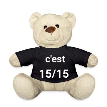 c est 1515 - Nounours - noir - Devant