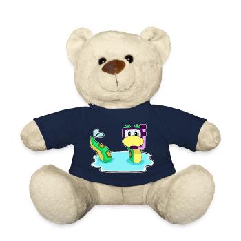 Schlange Taucher Schnorchel Tauchen - Teddy - French Navy - Vorne