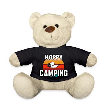 Happy camping - Nounours - noir - Devant