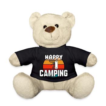 Happy camping - Nounours - noir - Devant