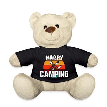 Happy camping - Nounours - noir - Devant