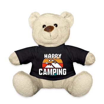 Happy camping - Nounours - noir - Devant