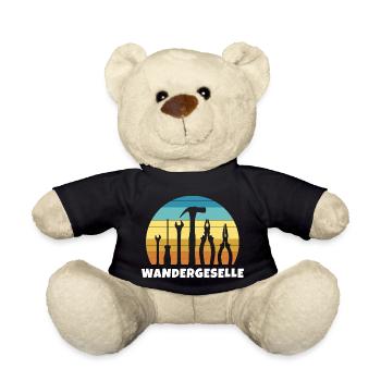 Wandergesellen Wandersmann Wandergeselle - Teddy - Schwarz - Vorne