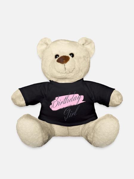 Birthday Girl - Teddy Bear - black