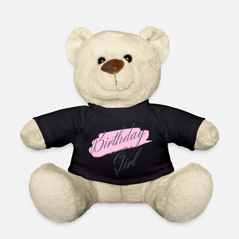 Fille d’anniversaire - Nounours - noir