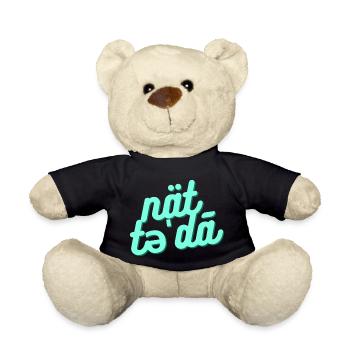 Nicht heute / not today - Teddy - Schwarz - Vorne