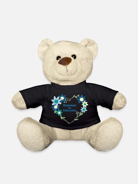 Sommer in Schweden - Teddy - Schwarz