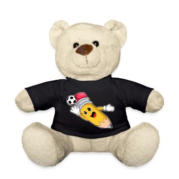 Pencil Soccer Player Soccer - Nounours - noir - Devant