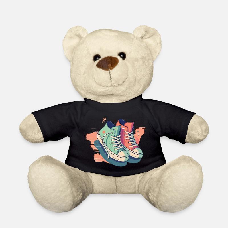 Turnschuhe - Teddy - Schwarz