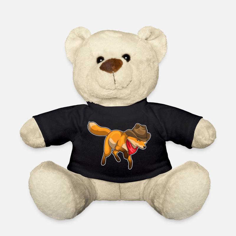 Fuchs Cowboy Cowboyhut - Teddy - Schwarz