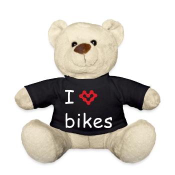 HappyBike - I love Bikes - white - Teddy - Schwarz - Vorne