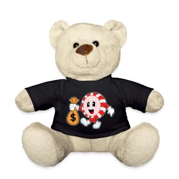 Jetons de poker poker - Nounours - noir - Devant