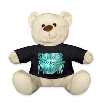 Summer surf croatia beach paradise party vibes Usa - Teddy Bear - black - Front