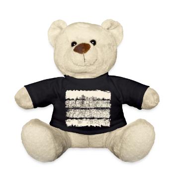 City usa illinois america travel united states - Teddy Bear - black - Front