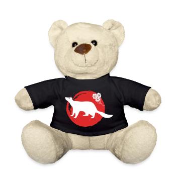Marten Silhouette Japonaise - Nounours - noir - Devant