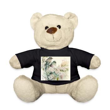 2 Vögel auf einem Zweig - Teddy - Schwarz - Vorne