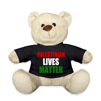 Palestinian lives matter - Teddy Bear - black - Front