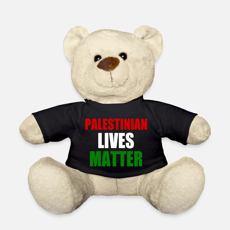 Palestinian lives matter - Teddy Bear - black