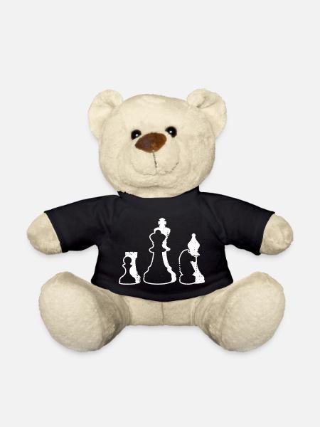 Chess pieces - Teddy Bear - black