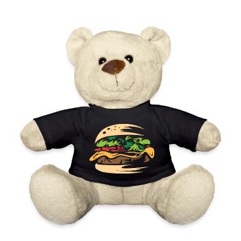saftiger Burger selbstgemacht smash Restaurant - Teddy - Schwarz - Vorne