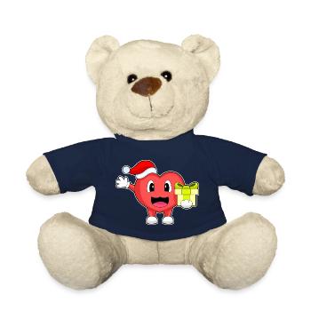 Forfait Noël Coeur - Nounours - bleu marine - Devant