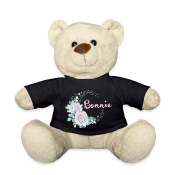 For Bonnie - Teddy Bear - black - Front
