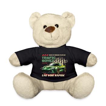 Voie Rapide Verte: Voiture Flamboyante - Nounours - noir - Devant