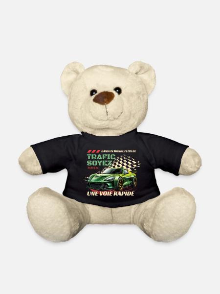 Voie Rapide Verte: Voiture Flamboyante - Nounours - noir