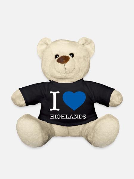 I LOVE HIGHLANDS - Teddy - Schwarz