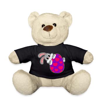 Œuf de Pâques Bunny - Nounours - noir - Devant