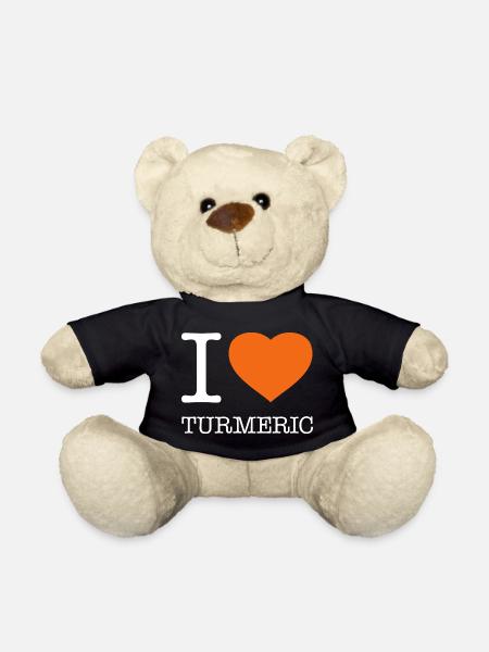 I LOVE TURMERIC - Teddy - Schwarz