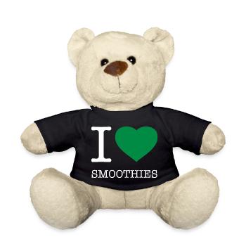 I LOVE SMOOTHIES - Teddy - Schwarz - Vorne