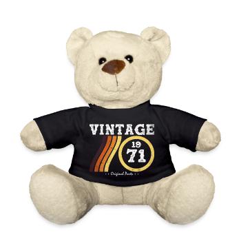 Rétro Vintage 1971 - Classique Édition Limitée 53 - Nounours - noir - Devant