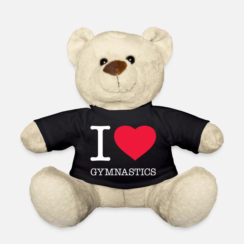 I LOVE GYMNASTICS - Teddy - Schwarz