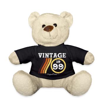 Millésime 1999 Édition Limitée Classique Rétro 25 - Nounours - noir - Devant