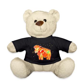 Gute Laune Moschus-Ochse - Teddy - Schwarz - Vorne