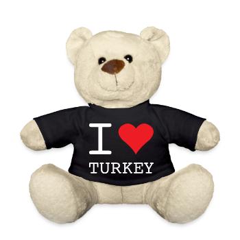 J’ADORE LA TURQUIE Türkei - Nounours - noir - Devant