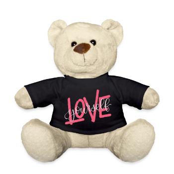 LOVE yourself - Teddy - Schwarz - Vorne