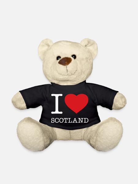 I LOVE SCOTLAND Schottland - Teddy Bear - black