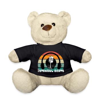 Im Retro Design gehaltenes Istanbul Shirt - Teddy Bear - black - Front