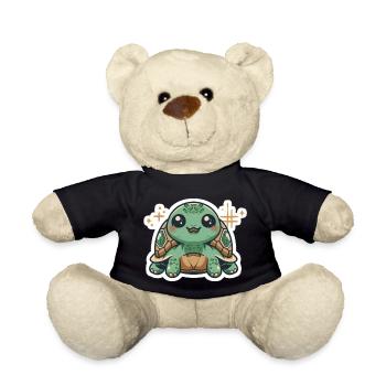 Turtle Lover - Teddy Bear - black - Front