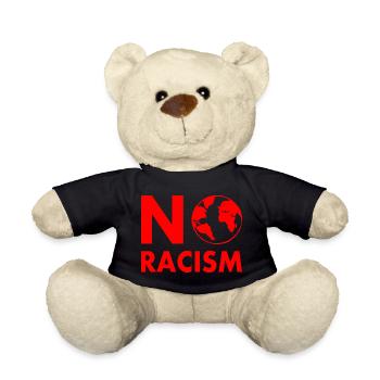 No racism - Teddy - Schwarz - Vorne