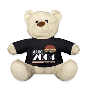 March 2004 Jubilee 2004 Legends March 2004 - Teddy Bear - black - Front