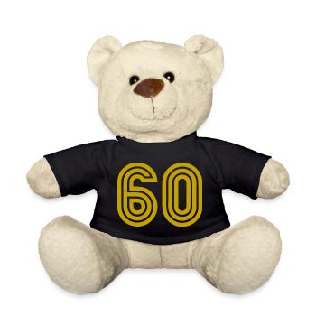 HAPPY BIRTHDAY. HAPPY BIRTHDAY. ANNIVERSARY. - Teddy Bear - black - Front