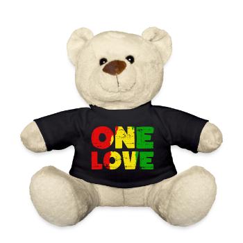 One Love Jamaica - Teddy - Schwarz - Vorne