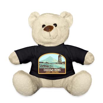 Ruinen von Cagsawa, Vulkan Mayon, Philippinen - Teddy - Schwarz - Vorne