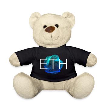 ETH Blockchain Cryptocurrency - Teddy Bear - black - Front